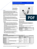 P499 Series Electronic Pressure Transducers: Description