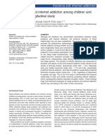 Sleep Problems and Internet Addiction Among Children and Adolescents: A Longitudinal Study