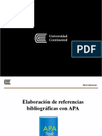 Elaboración de Referencias Con APA