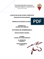 Actividad de Aprendizaje 2 - Lozada Noe - Crisis Económica Mundial