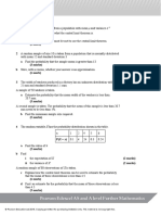 Further Statistics 1 Unit Test 7 Central Limit Theorem