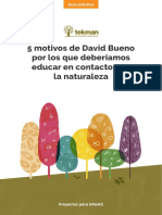 5 Motivos de David Bueno Por Los Que Deberíamos Educar en Contacto Con La Naturaleza