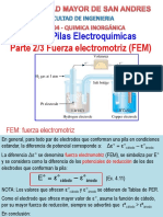 4 PILAS ELECTROQUIMICAS - Parte 2 Fuerza Electromotriz