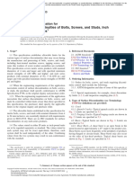 Surface Discontinuities of Bolts, Screws, and Studs, Inch and Metric Series