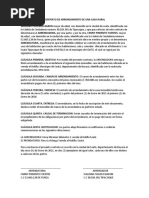 Contrato de Arrendamiento de Una Casa Rural