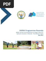 IWRM Toolbox and Development of Design Criteria For Hydraulic Structures in Rwanda