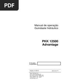 Palfinger - Madal - PKK 12500 - Manual Operador