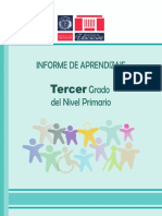 Informe de Aprendizaje 3er. Grado