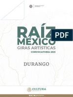 Raiz Mexico Giras Artisticas Durango