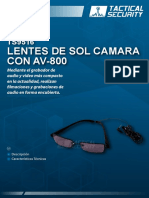 ts9516 Lentes de Sol Camara Con Av 800