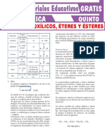 Ácidos Carboxílicos Éteres y Ésteres para Quinto Grado de Secundaria