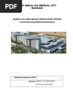 Draft Format - Method Statement of Commissioning NURSE CALL