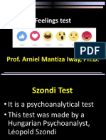 Feelings Test: Prof. Arniel Mantiza Iway, PH.D