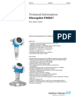 Technical Information Micropilot FMR67: Free Space Radar