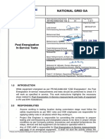 WI-NG-6460-002-102 Post Energization In-Service Test Rev01