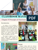 Chapter 9 Principle of Classroom Management