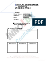 Specification: Inno Display Corporation