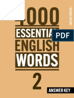 4000 Essential English Words 2e 2 (2nd Edition) Answer Key