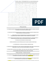 Sopa de Letras - Agua Potable