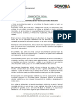 13-04-21 Alerta Unidad Cibernética de SSP Sonora Por Estafas Financieras