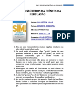 Sim, 50 Segredos Da Ciência Da Persuasão