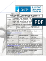 Edital STF Recarga de Extintores