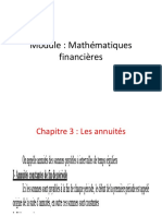 MATH - FIN CH.3 LES ANNUITéS