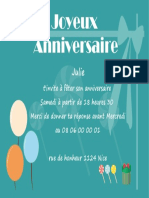 Joyeux Anniversaire: Julie