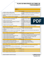 310L Plano de Manutenção de Tempo de Funcionamento