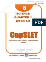 Science Quarter 1 WEEK 1.2: Not For Sale