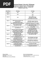 Tentative Exam Routine Spring 2020