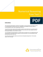 Numerical Reasoning Test1 Solutions