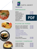 Carta Menu CG Caleta San Pedro