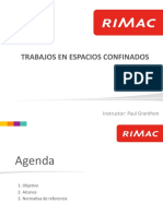 Trabajos en Espacios Confinados RIMAC