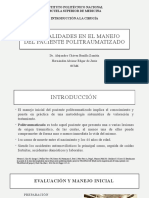 Generalidades en El Manejo Del Paciente Politraumatizado