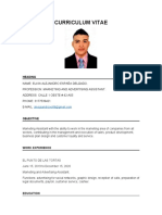 Curriculum Vitae: Heading