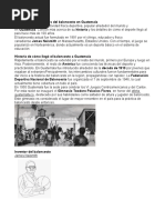 Antecedentes Históricos Del Baloncesto en Guatemala