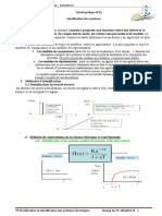 Travail Pratique N°1 L3 - Automatique