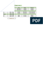 Horarios Fase 1