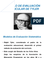 Modelo de Evaluación Curricular de Tyler