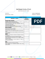 3er Informe Evolutivo Home - Prekinder