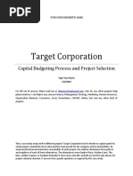 Case Solution of Target Corporation Capital Budgeting Harvard Publishing Case Study