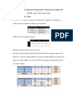 Gestión de Sistemas de Transporte y Redes de Distribución Actividad 1