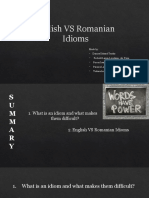 English Vs Romanian