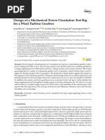 Applied Sciences: Design of A Mechanical Power Circulation Test Rig For A Wind Turbine Gearbox