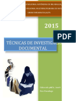 Tecnicas de Investigacion Documental PDF