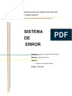 Sistema de Error