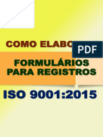 Livro Digital Como Elaborar Formulários Iso 9001 - 2015