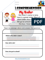 Kindergarten Reading Worksheets and Passages