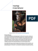 ANT1 2021 OL Lecture 9 Primate Behavior